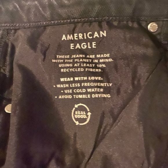 American Eagle AE Women’s Curvy Straight Stretch Jeans Plus Size 20 Baggy Y2K - Picture 8 of 10